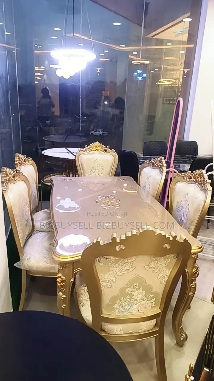 Royal Six Seaters Dining Table and Chairs