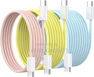 60w USB C to USB C Colorful Cable for iPhone 15-15 Pro Max