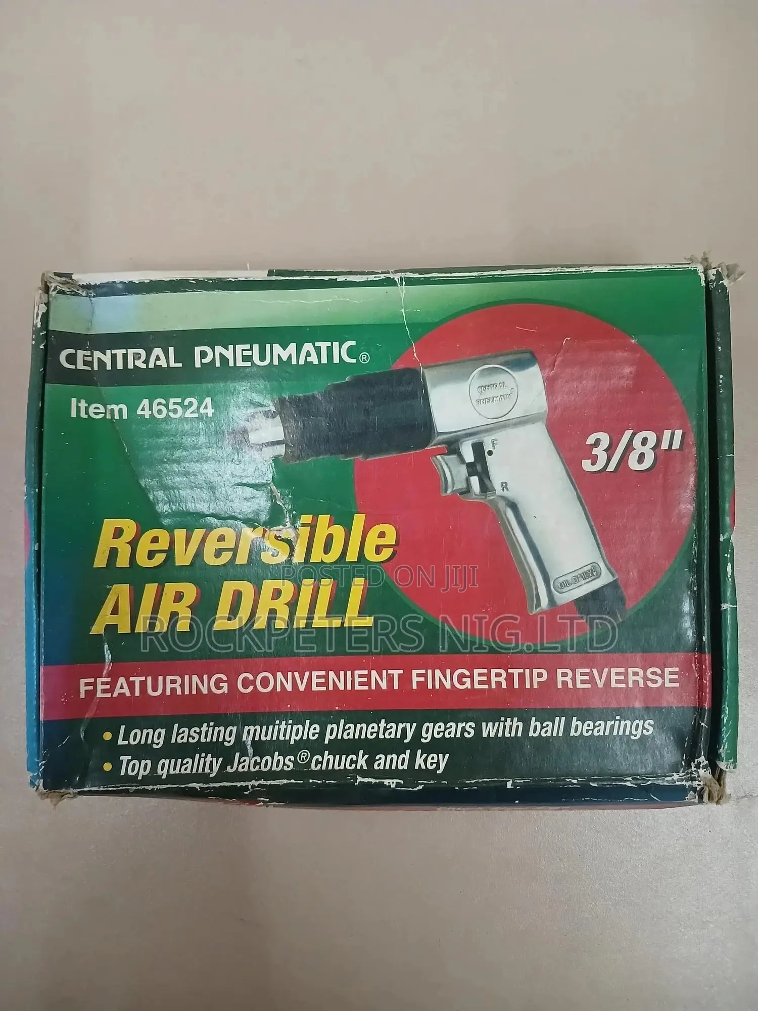 Central Pneumatic 3/8" Reversible Air Drill
