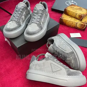 Photo - Original New Military Grey Camouflage Prada Prax 1 Sneakers