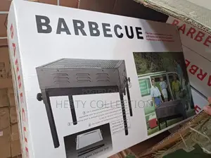 Standing Outdoor Charcoal Barbecue Grill