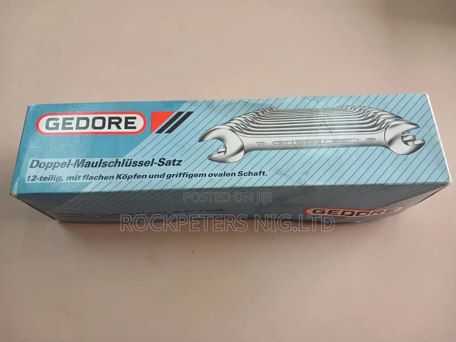 Gedore 6-12a Double Open Ended Spanner Set 12pc (Imperial)