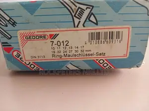 Gedore 7-012 12 Piece Metric Combination Spanner Wrench Set