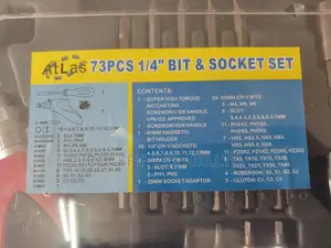 Atlas 1/4" 73pcs Bit Socket Set