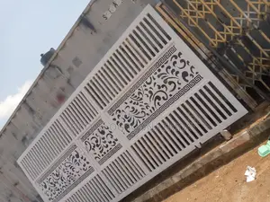 White Fence Gate