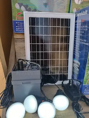 Duravolt 4 in 1 Solar Rechargeable Battery Pack With 4 Bulbs