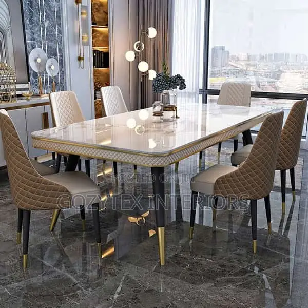Marble Dinning Table Set