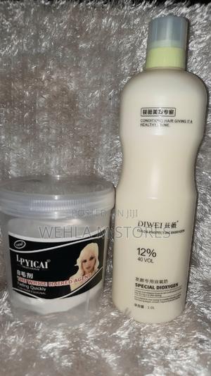 Lypical White Hair Dye (Bleaching Powder) and Dye Developer