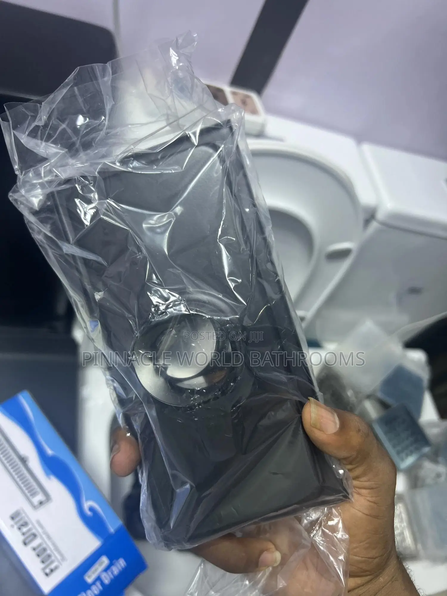 Black 20cm Floor Drain