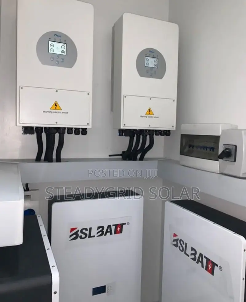 Extremely Robust10kva/48v/15kwh Solar Powered Inverter Setup