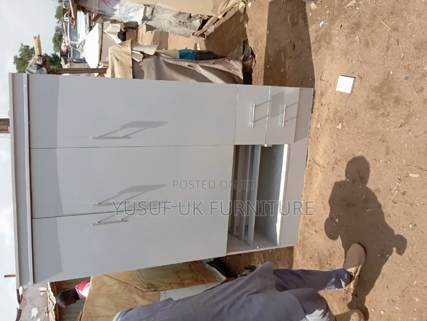 Light Ash 3doors Wardrobe