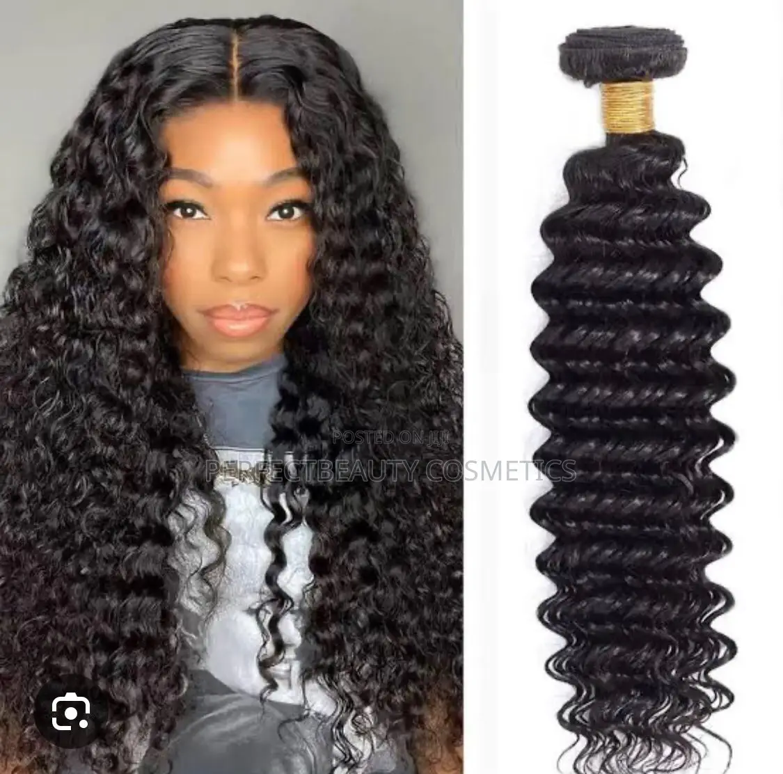 Glue-Less Deep Wave Frontal Wig