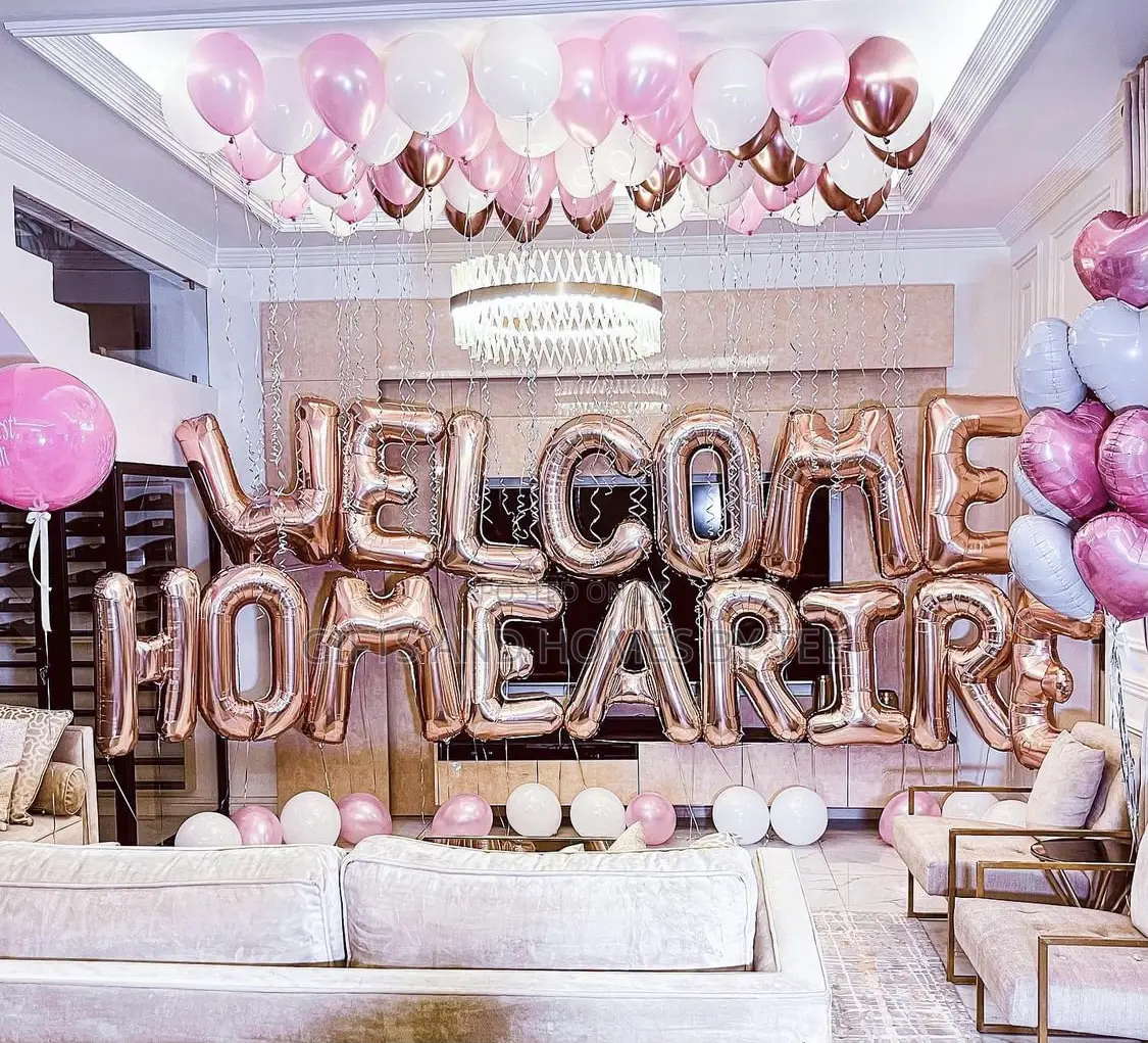 Welcome Home Balloon Decor