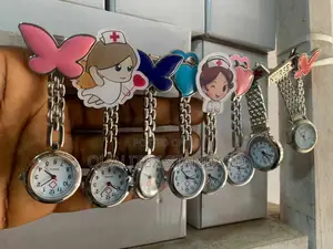 Carton Characters Nurse Wrist Watch