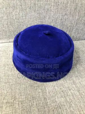 Blue Igbo Men Nze Cap for Senators and Igbo Men