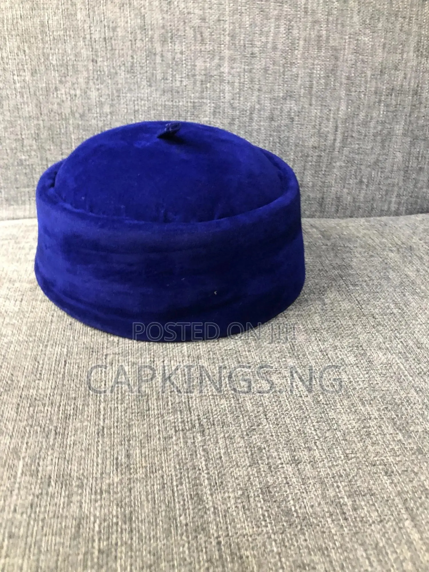 Blue Igbo Men Nze Cap for Senators and Igbo Men