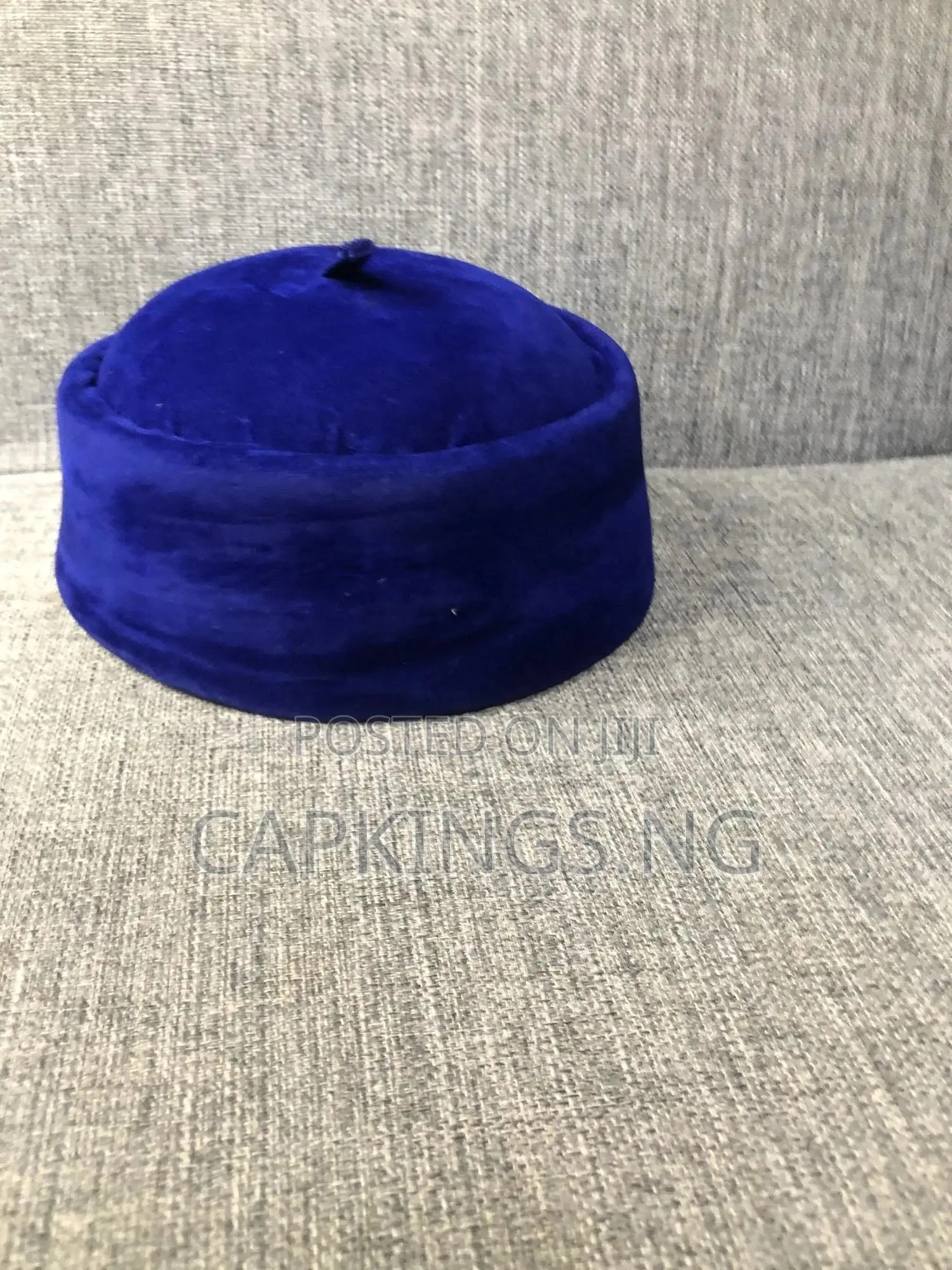 Blue Igbo Men Nze Cap for Senators and Igbo Men