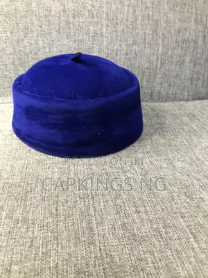 Blue Igbo Men Nze Cap for Senators and Igbo Men