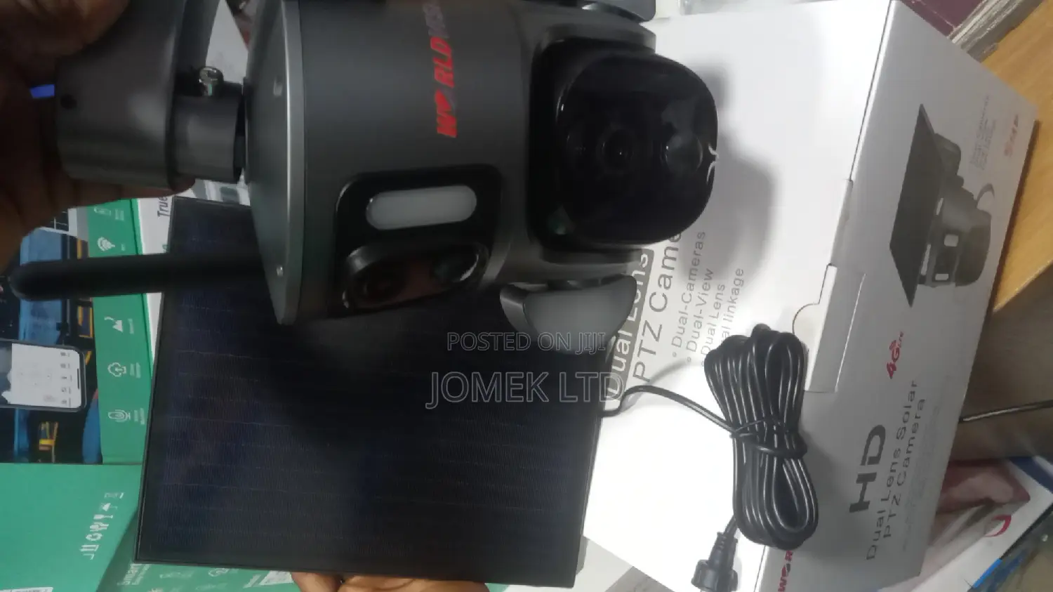 CCTV 4mpcamera Solar PTZ Dual Tracking Detection Solar