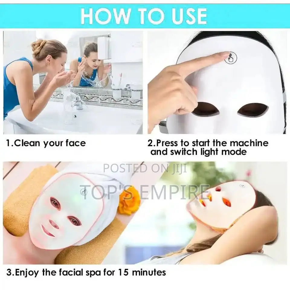 Rechargeable Facial LED Mask