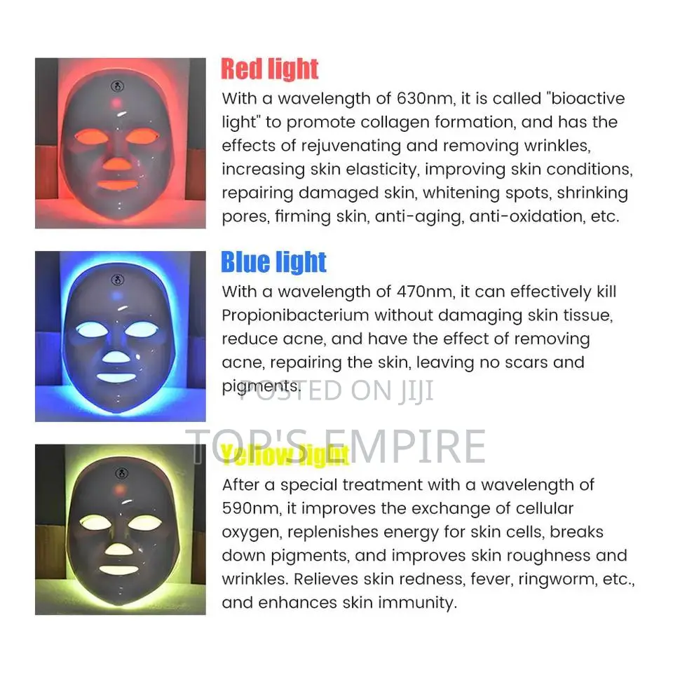 Rechargeable Facial LED Mask