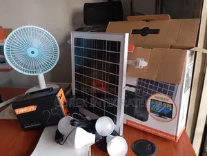 75w Solar Generator With Dc Fan