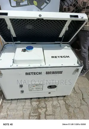 10kva Re-Tech Sound Proof Diesel Generator