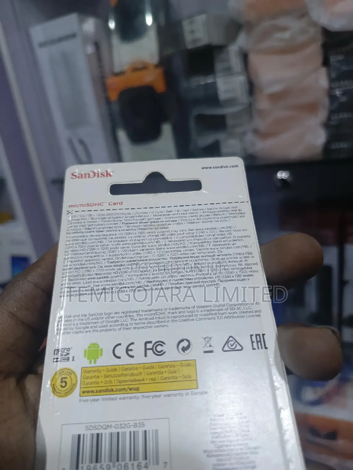 Sandisk 32gb Memory Card