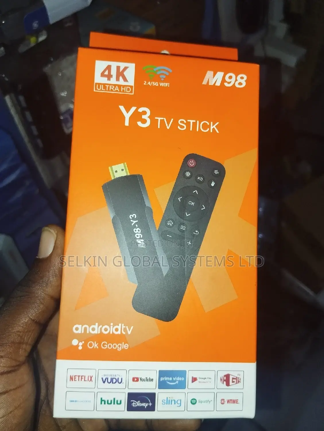 Y3 Android Smart TV HDMI Firestick