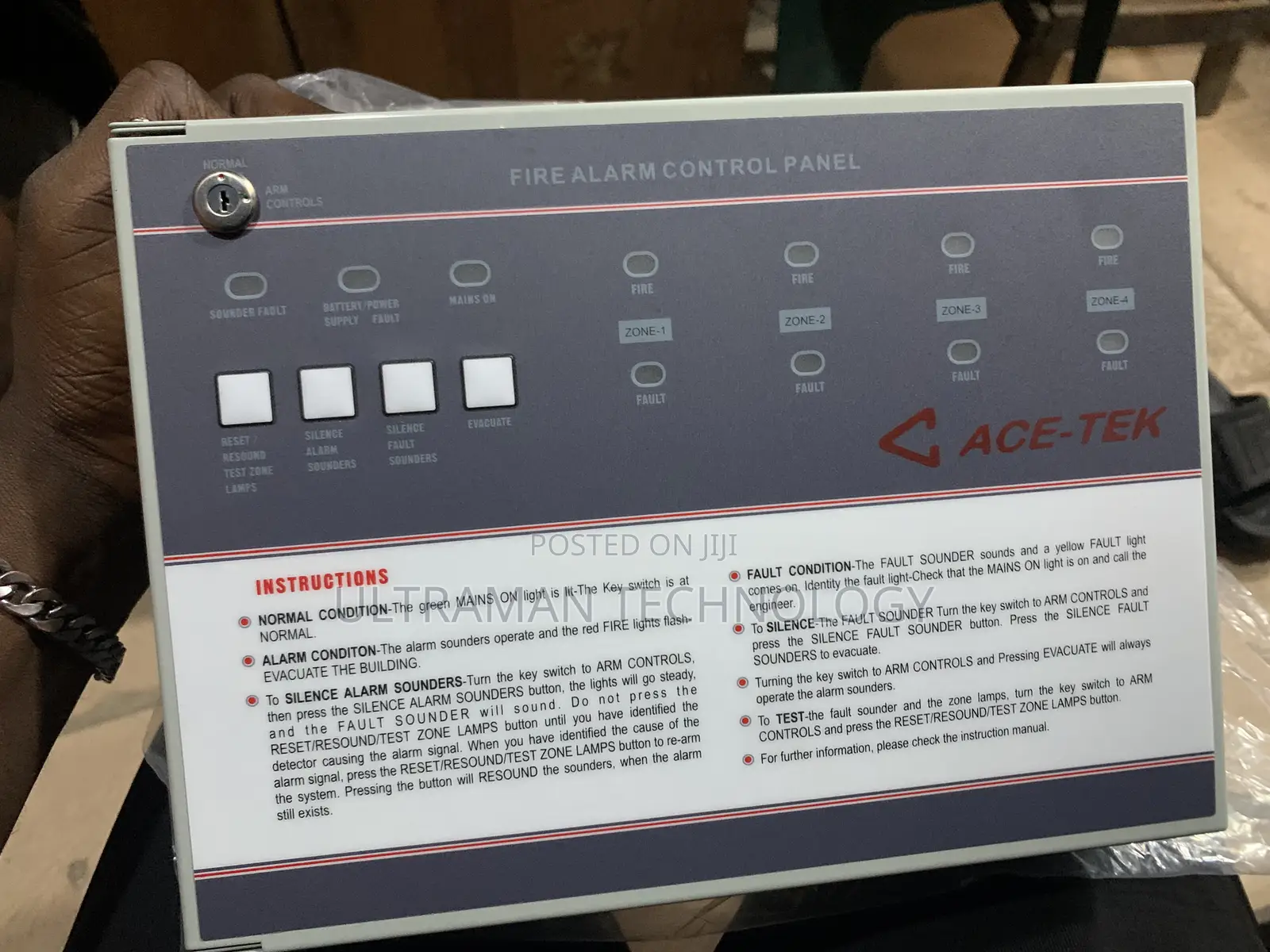 1 Zone Fire Alarm Panel (Hybrid)