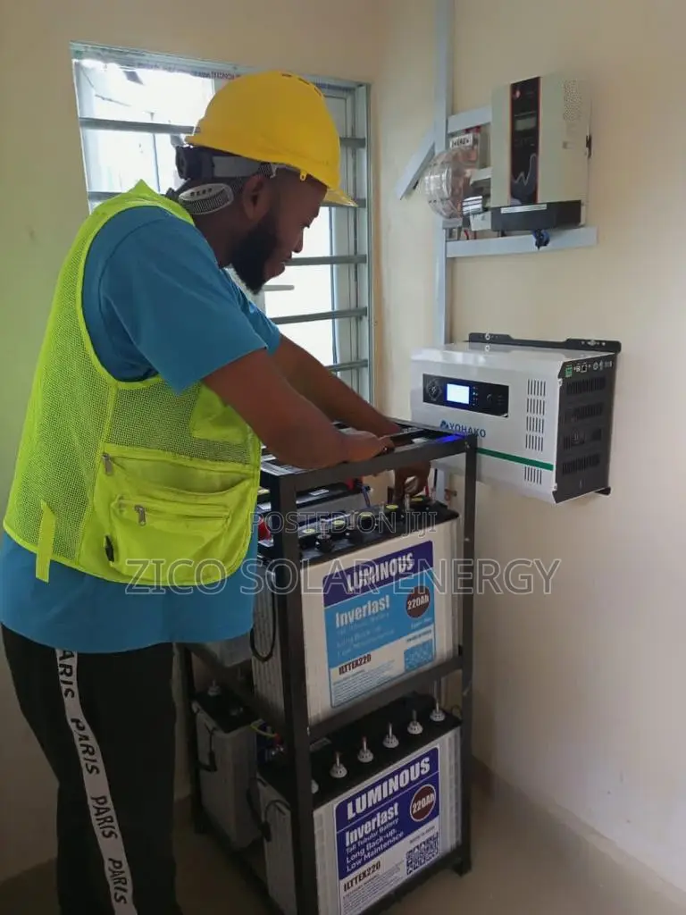 Two Battery Solar Installation