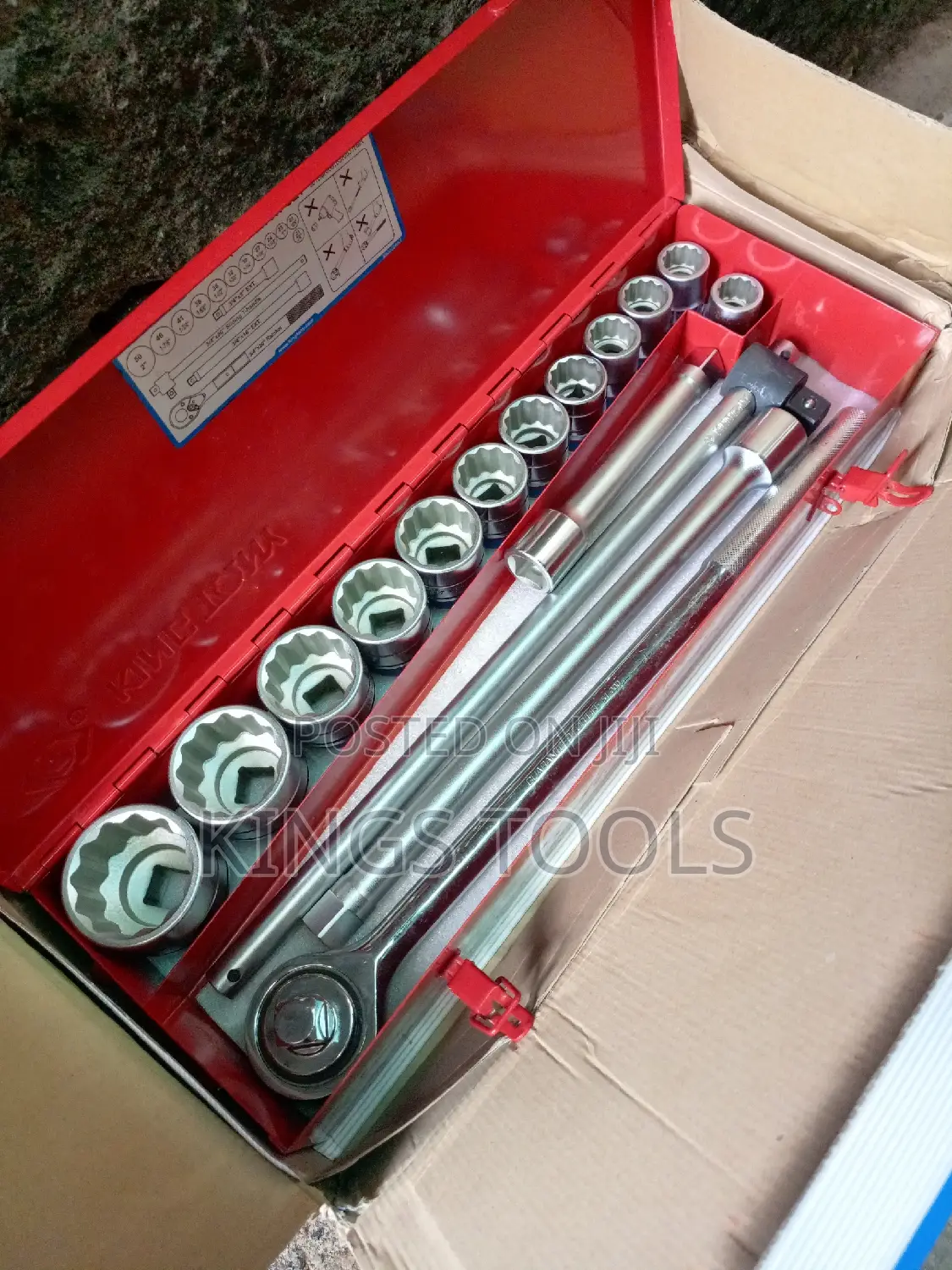 Socket Spanner Set 3/4" (King Tony)