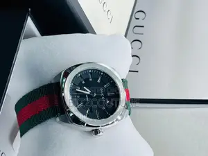 Original GUCCI GREEN RUBBER STRAP Available in Store