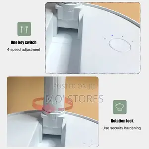 Long Pole Foldable Rechargeable Cooling Fan