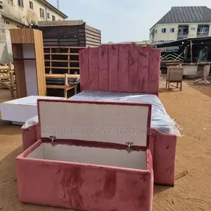 4.5 by 6 Bed Frame With Mattress and Ottoman
