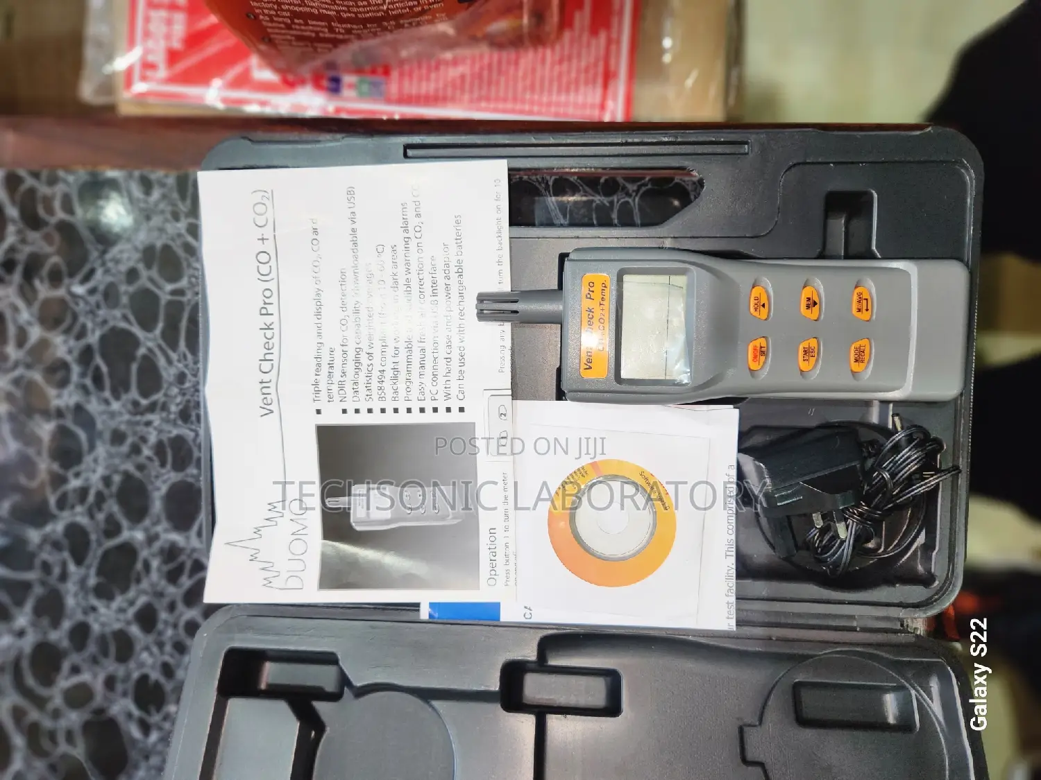 Co2, Co and Temperature Carbondioxide Meter