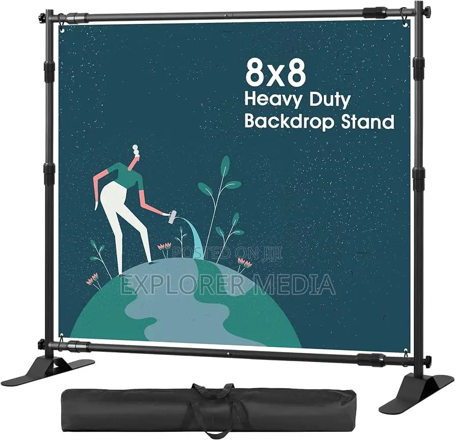 Jumbo Stand/Adjustable Backdrop
