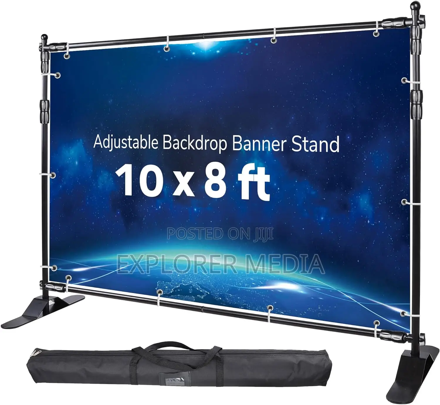 Jumbo Stand/Adjustable Backdrop