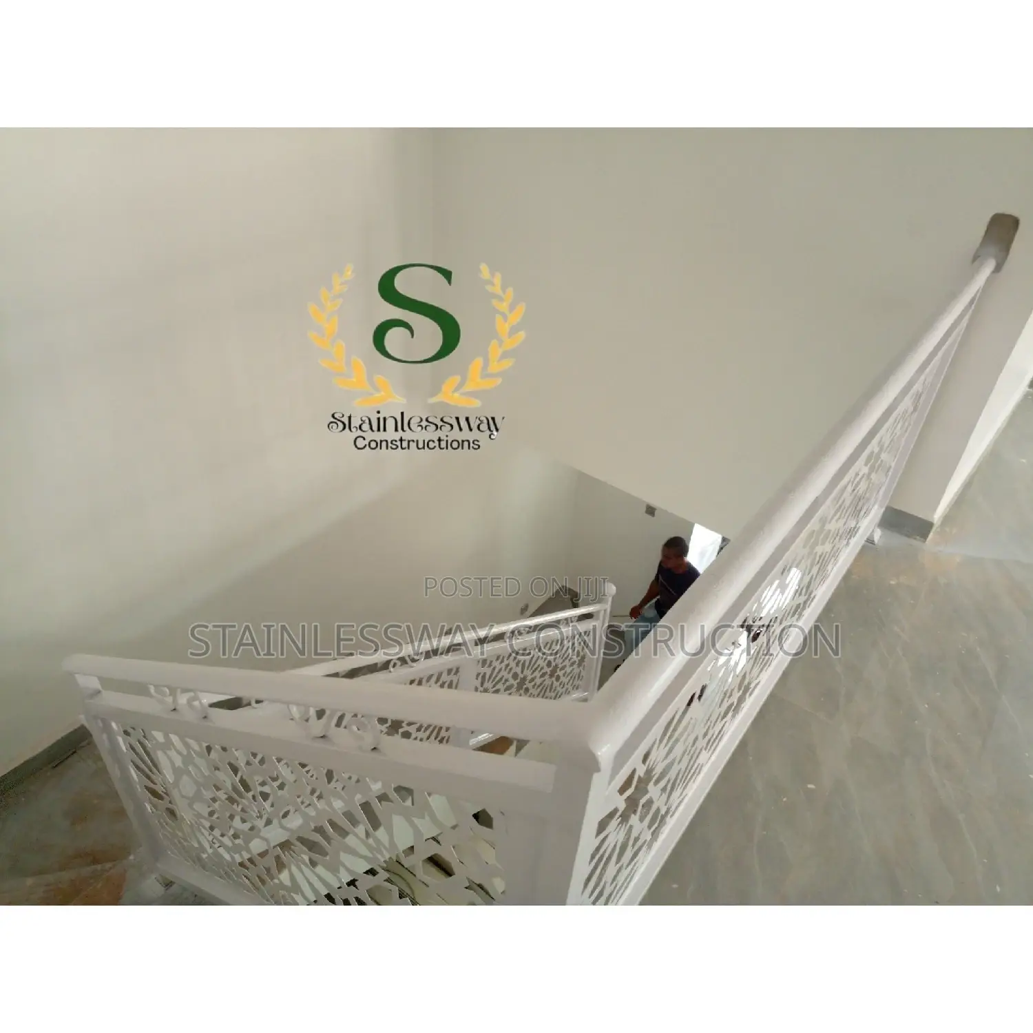 White Laser Cut Design Classic