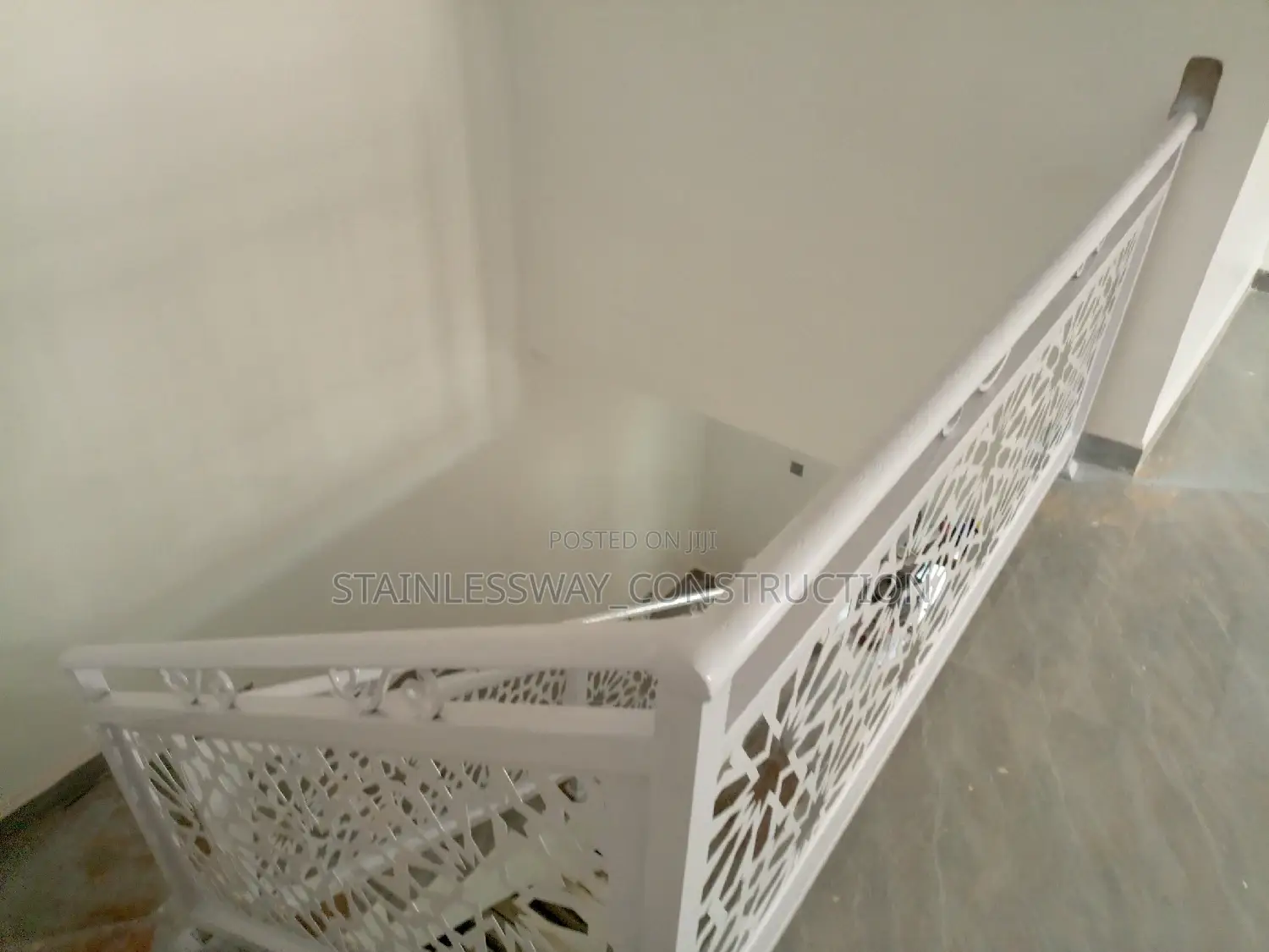 White Laser Cut Design 03
