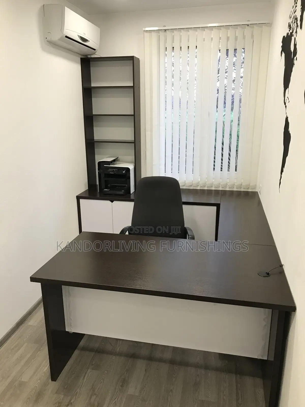 Office Table With Shelf