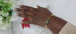 Rolex Female Steel Gold Wrist Bangle
