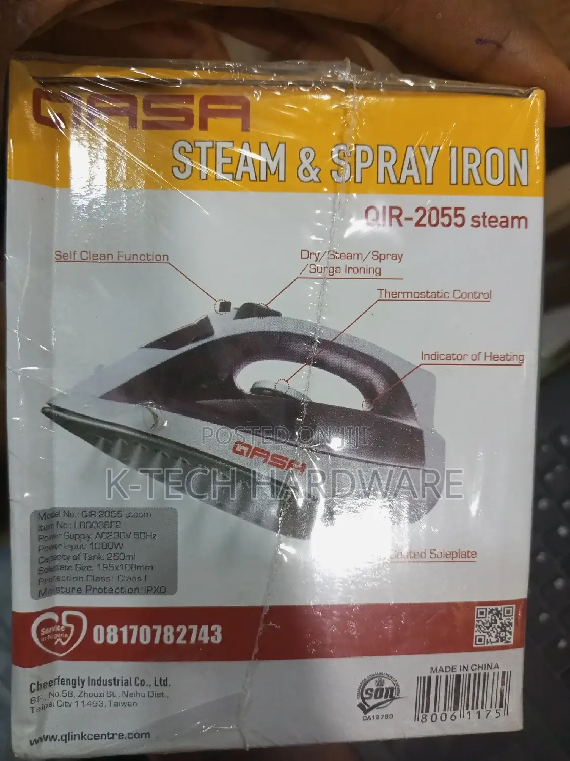 QASA Steam Spray Iron