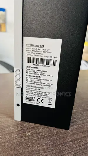 Sunfield 2kva 12v Hybrid With 60A MPPT Charge Controller