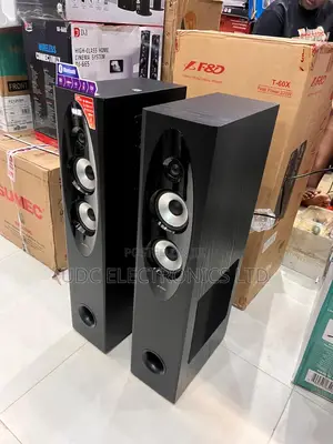 Original F D Tower Speakers Sound System