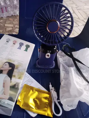 5 Speed USB Rechargeable Portable Fan