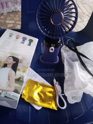 5 Speed USB Rechargeable Portable Fan