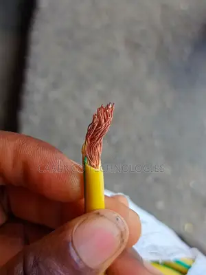 10sqmm 1core Flexible Cable, Green and Yellow (Earth)