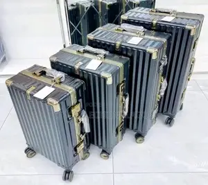 4in1 Set of Metalic Luggage