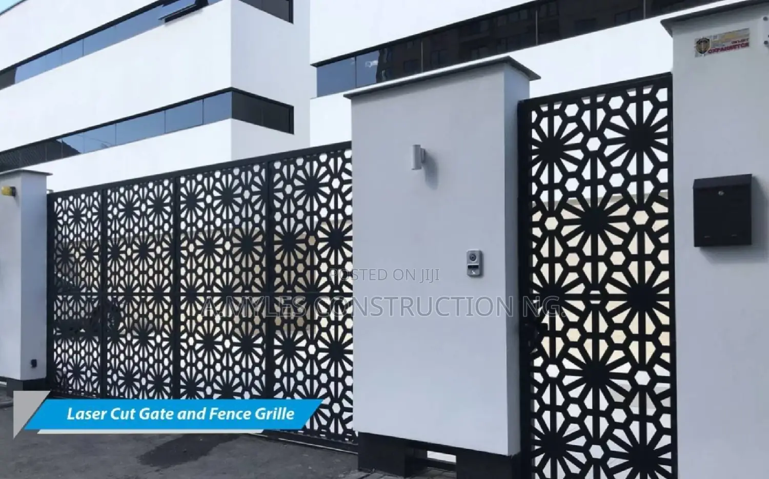 Laser Cut Iron Gate